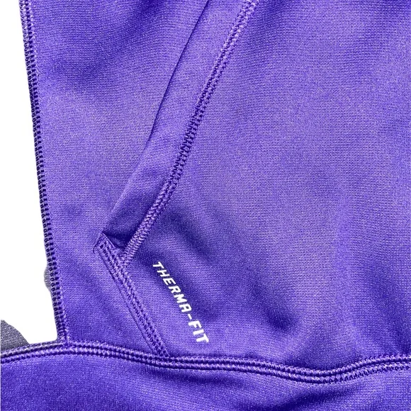Nike Therma-Fit hoody Purple Size S with pockets - Picture 2 of 9